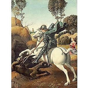 Fine Art Prints Raphael Saint George And The Dragon Unframed Wall Art Print Poster Home Decor Premium Fine Art Prints Raphael Saint George And The Dragon Unframed Wall Art Print Poster Home Decor Premium