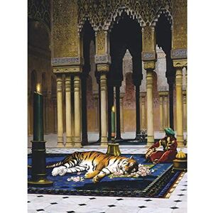 Fine Art Prints Gerome Grief Of The Pasha Mourning Tiger Painting Large Print Poster Wall Art Decor Picture Fine Art Prints Gerome Grief Of The Pasha Mourning Tiger Painting Large Print Poster Wall Art Decor Picture