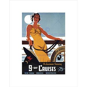 Wee Blue Coo Ad Purvis Canadian Pacific Cruise Witch New York Quebec Wall Art Print Wee Blue Coo Ad Purvis Canadian Pacific Cruise Witch New York Quebec Wall Art Print