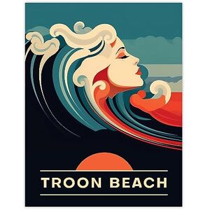 Artery8 The Seaside Calls Troon Beach Scotland UK Sunset Woman of the Waves Sea Siren Ocean Large Wall Art Poster Print Thick Paper 18X24 Inch Artery8 The Seaside Calls Troon Beach Scotland UK Sunset Woman of the Waves Sea Siren Ocean Large Wall Art Poster Print Thick Paper 18X24 Inch