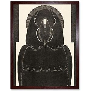 Artery8 Mesquita Macaw Parrot Bw Bird Design Art Print Framed Poster Wall Decor 12x16 inch Artery8 Mesquita Macaw Parrot Bw Bird Design Art Print Framed Poster Wall Decor 12x16 inch