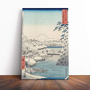 Big Box Art Canvas Print Wall Art Hiroshige Japanese Oriental Riverbank at Sukiya in Edo Mounted Stretched Box Frame Picture Home Decor for Kitchen, Living Room, Bedroom, Multi-Colour, 30x20 Inch Big Box Art Canvas Print Wall Art Hiroshige Japanese Oriental Riverbank at Sukiya in Edo Mounted Stretched Box Frame Picture Home Decor for Kitchen, Living Room, Bedroom, Multi-Colour, 30x20 Inch