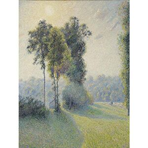 Artery8 Pissarro Landscape Saint Charles Gisors Sunset Painting Large Wall Art Poster Print Thick Paper 18X24 Inch Artery8 Pissarro Landscape Saint Charles Gisors Sunset Painting Large Wall Art Poster Print Thick Paper 18X24 Inch