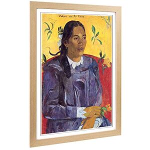 Big Box Art Framed Print of Paul Gauguin Seated Woman 3 Design Wall Art Picture Home Decor for Kitchen, Living, Dining Room, Bedroom, Hallway, Office, Oak, A2 / 24.5x18 Inch / 62x45cm Big Box Art Framed Print of Paul Gauguin Seated Woman 3 Design Wall Art Picture Home Decor for Kitchen, Living, Dining Room, Bedroom, Hallway, Office, Oak, A2 / 24.5x18 Inch / 62x45cm