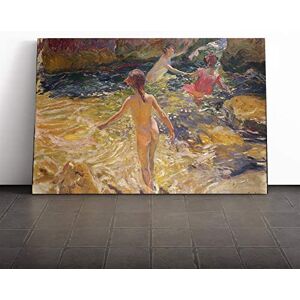 Big Box Art Canvas Print Wall Art Joaquin Sorolla Y Bastida Swimming in The Sea Mounted & Stretched Box Frame Picture Home Decor for Kitchen, Living Room, Bedroom, Multi-Colour, 30x20 Inch Big Box Art Canvas Print Wall Art Joaquin Sorolla Y Bastida Swimming in The Sea Mounted & Stretched Box Frame Picture Home Decor for Kitchen, Living Room, Bedroom, Multi-Colour, 30x20 Inch