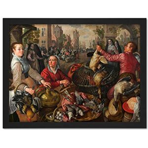 Fine Art Prints Joachim Beuckelaer The Four Elements Air Large Framed Art Print Poster Wall Decor 18x24 Fine Art Prints Joachim Beuckelaer The Four Elements Air Large Framed Art Print Poster Wall Decor 18x24