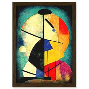 Doppelganger33 LTD Colourful Kandinsky Inspired Abstract Painting Artwork Framed A3 Wall Art Print Doppelganger33 LTD Colourful Kandinsky Inspired Abstract Painting Artwork Framed A3 Wall Art Print