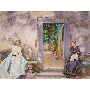 Fine Art Prints John Singer Sargent The Garden Wall Large Wall Art Print Canvas Premium Poster Mural Fine Art Prints John Singer Sargent The Garden Wall Large Wall Art Print Canvas Premium Poster Mural