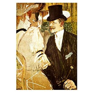 Wee Blue Coo Painting Toulouse-lautrec Anglais Moulin Rouge Wall Art Print Wee Blue Coo Painting Toulouse-lautrec Anglais Moulin Rouge Wall Art Print