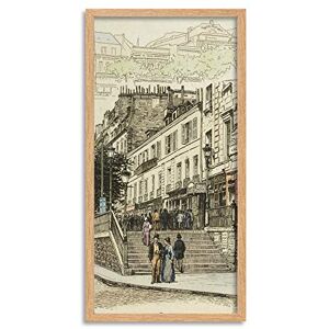 Artery8 Martial Road Paris Theatre Dejazet 1877 Illustration Framed Wall Art Print Long 25X12 Inch Artery8 Martial Road Paris Theatre Dejazet 1877 Illustration Framed Wall Art Print Long 25X12 Inch