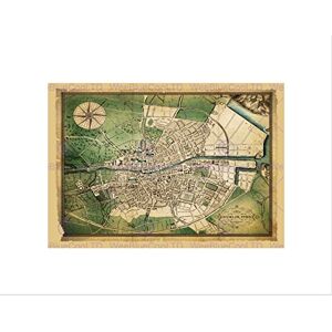 Wee Blue Coo Travel Maps Dublin Ireland 1780 John Jameson New Wall Art Print Wee Blue Coo Travel Maps Dublin Ireland 1780 John Jameson New Wall Art Print