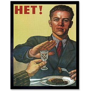 Wee Blue Coo Political Alcohol Soviet Communism USSR Food Drink Art Print Framed Poster Wall Decor 12X16 Inch Wee Blue Coo Political Alcohol Soviet Communism USSR Food Drink Art Print Framed Poster Wall Decor 12X16 Inch