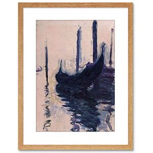 Wee Blue Coo Monet Gondola In Venice Old Master Painting Framed Wall Art Print Wee Blue Coo Monet Gondola In Venice Old Master Painting Framed Wall Art Print