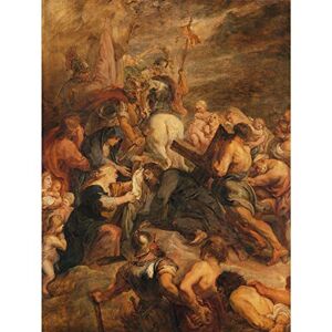 Artery8 Peter Paul Rubens Carrying Of The Cross Painting Premium Wall Art Canvas Print 18X24 Inch Artery8 Peter Paul Rubens Carrying Of The Cross Painting Premium Wall Art Canvas Print 18X24 Inch