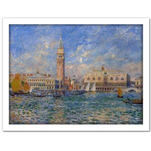 Artery8 Renoir Venice The Doges Palace 1881 Painting Artwork Framed Wall Art Print 18X24 Inch Artery8 Renoir Venice The Doges Palace 1881 Painting Artwork Framed Wall Art Print 18X24 Inch
