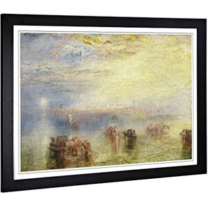 Big Box Art Framed Print of Joseph Mallord William Turner Approach to Venice Design Wall Art Picture Home Decor for Kitchen, Living Room, Bedroom, Office, Black, A2 / 24.5x18 Inch / 62x45cm Big Box Art Framed Print of Joseph Mallord William Turner Approach to Venice Design Wall Art Picture Home Decor for Kitchen, Living Room, Bedroom, Office, Black, A2 / 24.5x18 Inch / 62x45cm