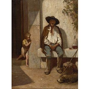 Artery8 Alexandre Gabriel Decamps Italian Peasant 1842 Painting Unframed Wall Art Print Poster Home Decor Premium Artery8 Alexandre Gabriel Decamps Italian Peasant 1842 Painting Unframed Wall Art Print Poster Home Decor Premium