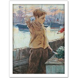 Fine Art Prints Adolfo Guiard The Ships Boy Large Framed Art Print Poster Wall Decor 18x24 Fine Art Prints Adolfo Guiard The Ships Boy Large Framed Art Print Poster Wall Decor 18x24