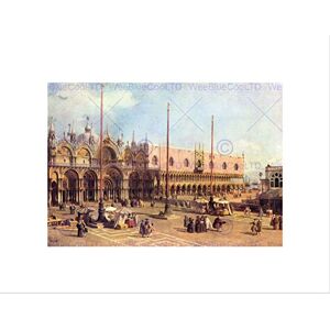Wee Blue Coo Canaletto La Piazza San Marco Old Master Wall Art Print Wee Blue Coo Canaletto La Piazza San Marco Old Master Wall Art Print