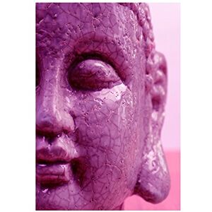 Wee Blue Coo Photo Pink Buddha Statue Meditation Calm Wall Art Print Wee Blue Coo Photo Pink Buddha Statue Meditation Calm Wall Art Print