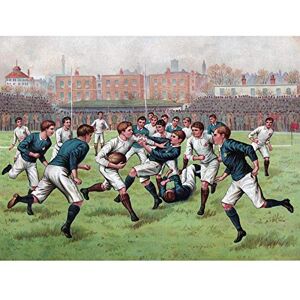 Fine Art Prints Scotland England 1893 Rugby Football Match Painting Large Print Poster Wall Art Decor Picture Fine Art Prints Scotland England 1893 Rugby Football Match Painting Large Print Poster Wall Art Decor Picture