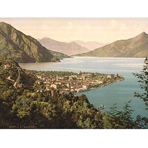 Wee Blue Coo Travel Menaggio Landscape Lake Como Italy Art Print Poster Wall Decor 12X16 Inch Wee Blue Coo Travel Menaggio Landscape Lake Como Italy Art Print Poster Wall Decor 12X16 Inch