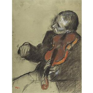 Artery8 Degas Violinist Study Dance Lesson Painting Premium Wall Art Canvas Print 18X24 Inch Artery8 Degas Violinist Study Dance Lesson Painting Premium Wall Art Canvas Print 18X24 Inch