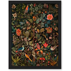 Artery8 Birds on Blooming Trees in Spring Modern Folk Art Artwork Framed Wall Art Print 18X24 Inch Artery8 Birds on Blooming Trees in Spring Modern Folk Art Artwork Framed Wall Art Print 18X24 Inch