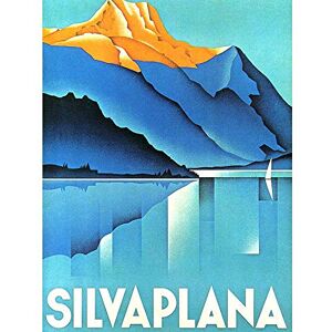 Wee Blue Coo Advert Silvaplana Travel Mountain History Swiss Graphic Design Art Print Poster Wall Decor 12X16 Inch Wee Blue Coo Advert Silvaplana Travel Mountain History Swiss Graphic Design Art Print Poster Wall Decor 12X16 Inch