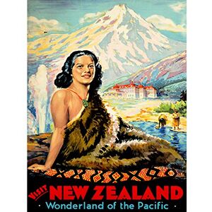 Wee Blue Coo Vintage Travel Visit New Zealand Wonderland Pacific New Fine Art Print Poster Picture 30X40 Cms Cc5602 Wee Blue Coo Vintage Travel Visit New Zealand Wonderland Pacific New Fine Art Print Poster Picture 30X40 Cms Cc5602