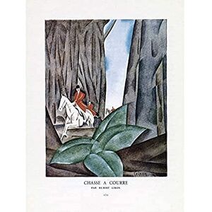 Artery8 Giron Hunting Hounds Horse Riding 1924 Illustration Unframed Wall Art Print Poster Home Decor Premium Artery8 Giron Hunting Hounds Horse Riding 1924 Illustration Unframed Wall Art Print Poster Home Decor Premium