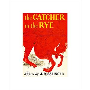 Wee Blue Coo Book Cover Catcher Rye Salinger Classic Red Horse City Novel Art Wall Art Print Wee Blue Coo Book Cover Catcher Rye Salinger Classic Red Horse City Novel Art Wall Art Print