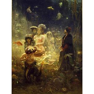 Wee Blue Coo Ilya Yefimovich Repin Sadko Old Master Painting Art Print Poster Wall Decor 12X16 Inch Wee Blue Coo Ilya Yefimovich Repin Sadko Old Master Painting Art Print Poster Wall Decor 12X16 Inch