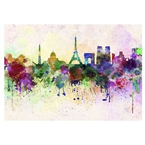 Wee Blue Coo Painting Cityscape Paint Splash Skyline Paris Wall Art Print Wee Blue Coo Painting Cityscape Paint Splash Skyline Paris Wall Art Print