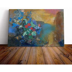 Big Box Art Canvas Print Wall Art Odilon Redon Ophelia Among The Flowers Mounted & Stretched Box Frame Picture Home Decor for Kitchen, Living Room, Bedroom, Hallway, Multi-Colour, 20x14 Inch Big Box Art Canvas Print Wall Art Odilon Redon Ophelia Among The Flowers Mounted & Stretched Box Frame Picture Home Decor for Kitchen, Living Room, Bedroom, Hallway, Multi-Colour, 20x14 Inch