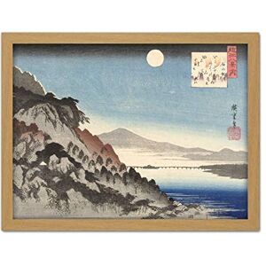 Artery8 Hiroshige Fall Moon In Ishiyama Japanese Nature Artwork Framed Wall Art Print 18X24 Inch Artery8 Hiroshige Fall Moon In Ishiyama Japanese Nature Artwork Framed Wall Art Print 18X24 Inch