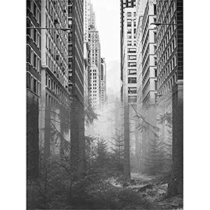 Wee Blue Coo Forest City Urban Skyscrapers Trees Combined Photograph Canvas Art Print Wee Blue Coo Forest City Urban Skyscrapers Trees Combined Photograph Canvas Art Print