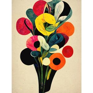 Doppelganger33 LTD Kandinsky Inspired Abstract Multicolour Flower Bouquet Large Wall Art Poster Print Thick Paper 18X24 inch Doppelganger33 LTD Kandinsky Inspired Abstract Multicolour Flower Bouquet Large Wall Art Poster Print Thick Paper 18X24 inch