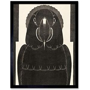 Artery8 Mesquita Macaw Parrot Bw Bird Design Art Print Framed Poster Wall Decor 12x16 inch Artery8 Mesquita Macaw Parrot Bw Bird Design Art Print Framed Poster Wall Decor 12x16 inch