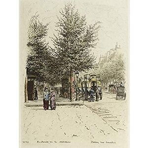 Artery8 Martial Road Paris Boulevard Madeleine 1877 Illustration Unframed Wall Art Print Poster Home Decor Premium Artery8 Martial Road Paris Boulevard Madeleine 1877 Illustration Unframed Wall Art Print Poster Home Decor Premium