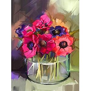 Wee Blue Coo Flowers Bouquet Anemones Unframed Art Print Poster Wall Decor 12x16 inch Wee Blue Coo Flowers Bouquet Anemones Unframed Art Print Poster Wall Decor 12x16 inch