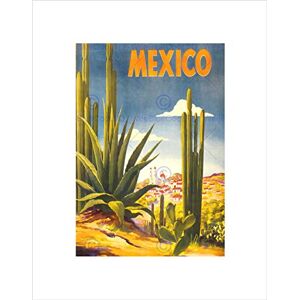 Wee Blue Coo TRAVEL MEXICO CACTUS DESERT VILLAGES BLACK FRAMED ART PRINT PICTURE B12X7866 Wee Blue Coo TRAVEL MEXICO CACTUS DESERT VILLAGES BLACK FRAMED ART PRINT PICTURE B12X7866