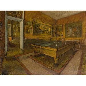 Fine Art Prints Edgar Degas Billiard Room at Menil Hubert Large Art Print Poster Wall Decor Premium Mural Fine Art Prints Edgar Degas Billiard Room at Menil Hubert Large Art Print Poster Wall Decor Premium Mural