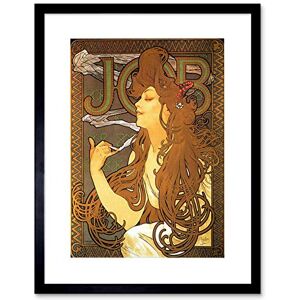 Wee Blue Coo Alphonse Mucha Job 1896 Old Master Art Picture Framed Wall Art Print Wee Blue Coo Alphonse Mucha Job 1896 Old Master Art Picture Framed Wall Art Print
