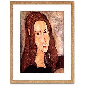 Wee Blue Coo PAINTING MODIGLIANI PORTRAIT JEANNE HEBUTERN FRAMED PICTURE ART PRINT F97X8989 Wee Blue Coo PAINTING MODIGLIANI PORTRAIT JEANNE HEBUTERN FRAMED PICTURE ART PRINT F97X8989