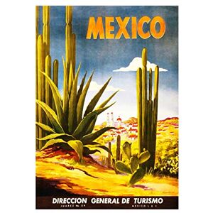 Wee Blue Coo Travel Mexico Cactus Desert Sun Retro Ad Picture Wall Art Print Wee Blue Coo Travel Mexico Cactus Desert Sun Retro Ad Picture Wall Art Print