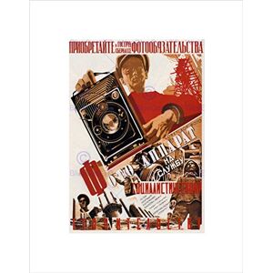 Wee Blue Coo POLITICAL IDENTITY PHOTOGRAPHIC SOVIET UNION ADVERT BLACK FRAMED ART PRINT B12X1116 Wee Blue Coo POLITICAL IDENTITY PHOTOGRAPHIC SOVIET UNION ADVERT BLACK FRAMED ART PRINT B12X1116