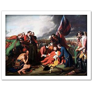 Fine Art Prints West Death General Wolfe Battle Quebec War Painting Large Framed Art Print Poster Wall Decor 18x24 in Fine Art Prints West Death General Wolfe Battle Quebec War Painting Large Framed Art Print Poster Wall Decor 18x24 in
