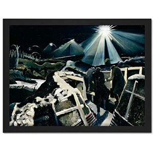 Fine Art Prints Nash Ypres Salient Night Battle WWI War Painting Artwork Framed Wall Art Print 18X24 Inch Fine Art Prints Nash Ypres Salient Night Battle WWI War Painting Artwork Framed Wall Art Print 18X24 Inch