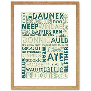 Wee Blue Coo Quote Scottish Scotland Sayings Words Typograph Framed Wall Art Print Wee Blue Coo Quote Scottish Scotland Sayings Words Typograph Framed Wall Art Print